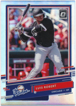 Luis Robert 2020 Panini Donruss Optic The Rookies RC Holo Silver Prizm