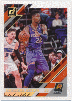 Deandre Ayton NBA 2019-20 Panini Clearly Donruss Holo Gold Parallel 5/5