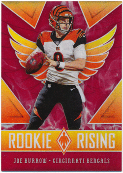Joe Burrow NFL 2020 Panini Phoenix RC Rookie Rising Red Prizm 193/299