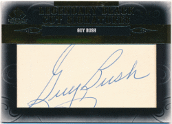 Guy Bush MLB 2011 Upper Deck SP Legendary Cuts Black Cut Signature Auto 06/17