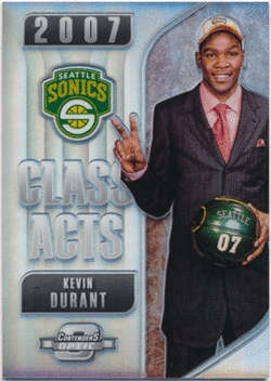 Kevin Durant NBA 2018-19 Panini Contenders Class Acts Silver Prizm
