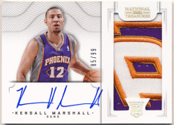 Kendall Marshall NBA 2012-13 Panini National Treasures RC RPA Rookie Patch Auto 85/99