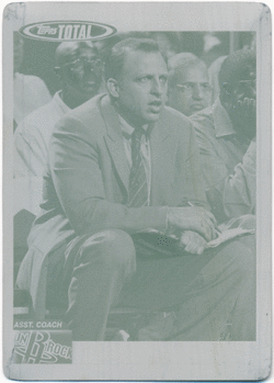 Tom Thibodeau NBA 2004-05 Topps Total Yellow Printing Plate 1/1 1of1