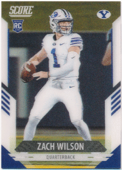 Zach Wilson NFL 2021 Panini Score RC Rookie Dynamics 3D