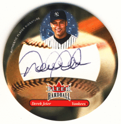 Derek Jeter MLB 2003 Fleer Hardball Signature Auto
