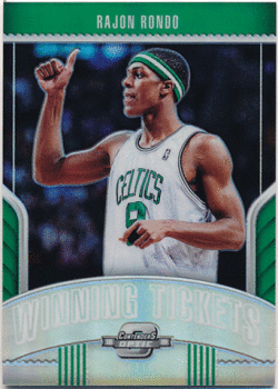 Rajon Rondo NBA 2018-19 Panini Contenders Optic Winning Tickets Silver Prizm