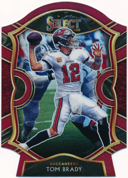 Tom Brady NFL 2020 Panini Select Maroon Prizm