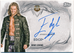 Edge WWE 2015 Topps Undisputed Legends Signature Auto