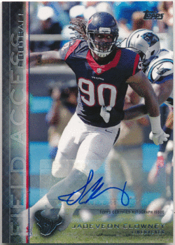 Jadeveon Clowney NFL 2015 Topps Field Access Signature Auto
