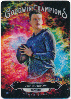 Joe Burrow 2020 Upper Deck Goodwin Champions RC Rookie 3D