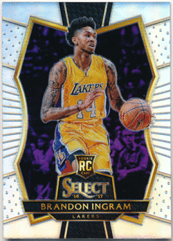 Brandon Ingram NBA 2016-17 Panini Select RC Rookie Silver Prizm