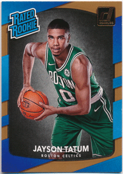 Jayson Tatum NBA 2017-18 Panini Donruss RC #198 Rookie Card