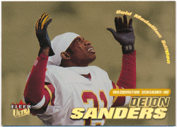 Deion Sanders NFL 2001 Fleer Ultra Gold Medallion Edition 154/250