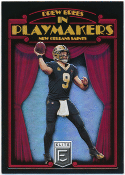 Drew Brees NFL 2021 Panini Donruss Elite Playmakers