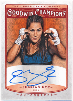 Jessica Eye 2019 Upper Deck Goodwin Champions Signature Auto