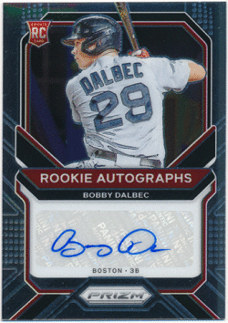 Bobby Dalbec 2021 Panini Prizm RC Rookie Signature Auto