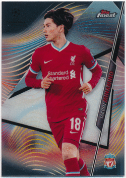 南野拓実 Soccer 2020-21 Topps Finest UEFA Champions League #37 Takumi Minamino