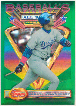 Darryl Strawberry MLB 1993 Topps Finest All Star Refractor