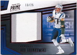 Rob Gronkowski NFL 2019 Panini Chronicles Prime Swatches Red Patch 13/25