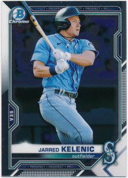 Jarred Kelenic MLB 2021 Bowman Chrome Mega Box BCP-102