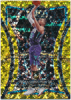 PJ Washington Jr. NBA 2019-20 Panini Select RC Rookie Gold Disco Prizm 09/10