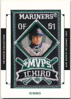 イチロー MLB 2003 Upper Deck UD Patch Collection 2001 American League MVP Ichiro