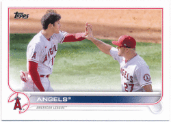 大谷翔平 / Mike Trout MLB 2022 Topps Series 1 #159 Angels Shohei Ohtani