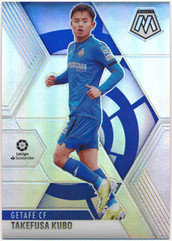 久保建英 Soccer 2020-21 Panini Mosaic La Liga Silver Prizm Takefusa Kubo