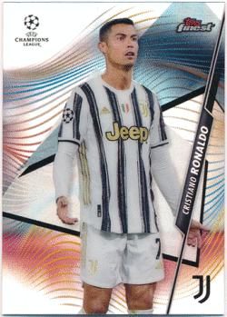 Cristiano Ronaldo Soccer 2020-21 Topps Finest UEFA Champions League Refractor