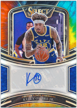Kelly Oubre Jr. NBA 2020-21 Panini Select Tie-Dye Prizm Signature Auto 08/25