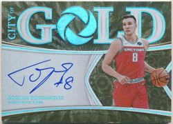 Bogdan Bogdanovic NBA 2019-20 Panini Opulence City of Gold Platinum Signature Auto 1/1 1of1