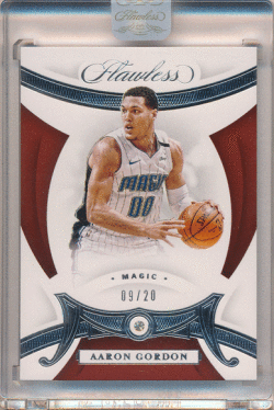 Aaron Gordon NBA 2019-20 Panini Flawless Diamond Card 09/20