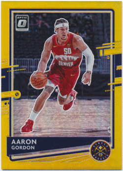 Aaron Gordon NBA 2020-21 Panini Donruss Optic Gold Prizm 03/10
