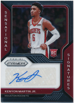 Kenyon Martin Jr. NBA 2020-21 Panini Prizm RC Rookie Sensational Signature Auto