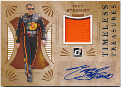 Tony Stewart 2021 Panini Donruss NASCAR Timeless Treasures Signature Relic Auto