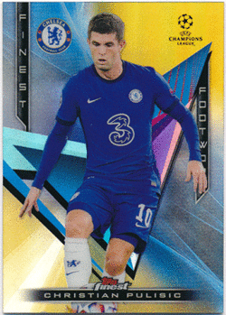 Christian Pulisic Soccer 2020-21 Topps Finest Footwork Gold Refractor 25/50