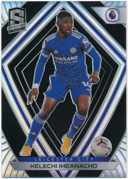 Kelechi Iheanacho Soccer 2020-21 Panini Chronicles Spectra Black Prizm 1/1 1of1