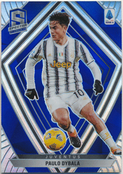 Paulo Dybala Soccer 2020-21 Panini Chronicles Spectra Blue Prizm 26/49