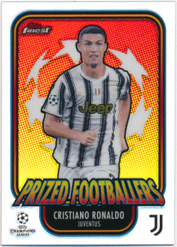 Cristiano Ronaldo Soccer 2020-21 Topps Finest UEFA Champions League Prized Footballers Refractor