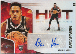 Devin Vassell NBA 2020-21 Panini Hoops Hot Signatures RC Rookie Auto