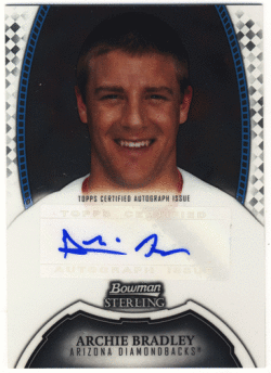 Archie Bradley MLB 2011 Bowman Sterling Prospect Auto