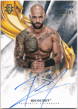 Ricochet WWE 2019 Topps Undisputed Signature Auto 195/199