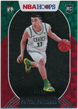 Payton Pritchard NBA 2020-21 Panini Hoops RC Rookie Hyper Red Parallel 44/99