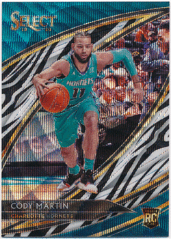 Cody Martin NBA 2019-20 Panini Select RC Rookie Courtside Zebra Prizm