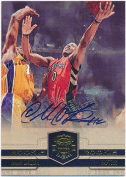 DeMar DeRozan NBA 2009-10 Panini Court Kings RC Rookie Signature Auto 398/649