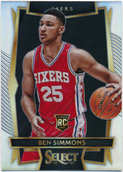 Ben Simmons NBA 2016-17 Panini Select RC #60 Rookie Silver Prizm