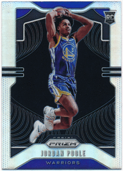 Jordan Poole NBA 2019-20 Panini Prizm RC Rookie Silver Prizm