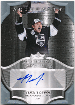 Tyler Toffoli NHL 2015-16 Upper Deck Artifacts Load Stanley's Legacy Signatures Auto