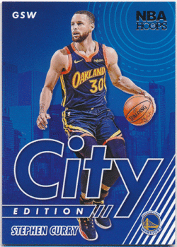 Stephen Curry NBA 2021-22 Panini Hoops City Edition