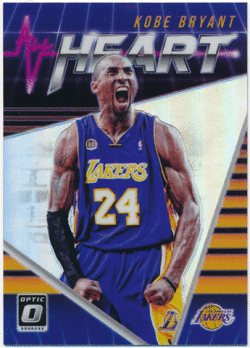 Kobe Bryant NBA 2018-19 Panini Donruss Optic All Heart Silver Prizm